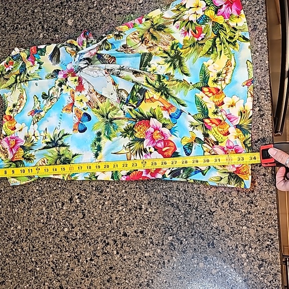 Adorable Hawaiian print dress by Rampage like new - Picture 7 of 11